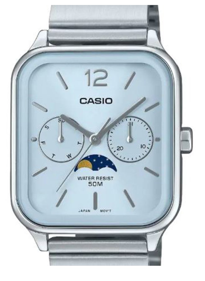 CASIO - Men's Analog Square Shape Resin Wrist Watch - MTP-M305D-2AVDF - 34 Mm - Image 1