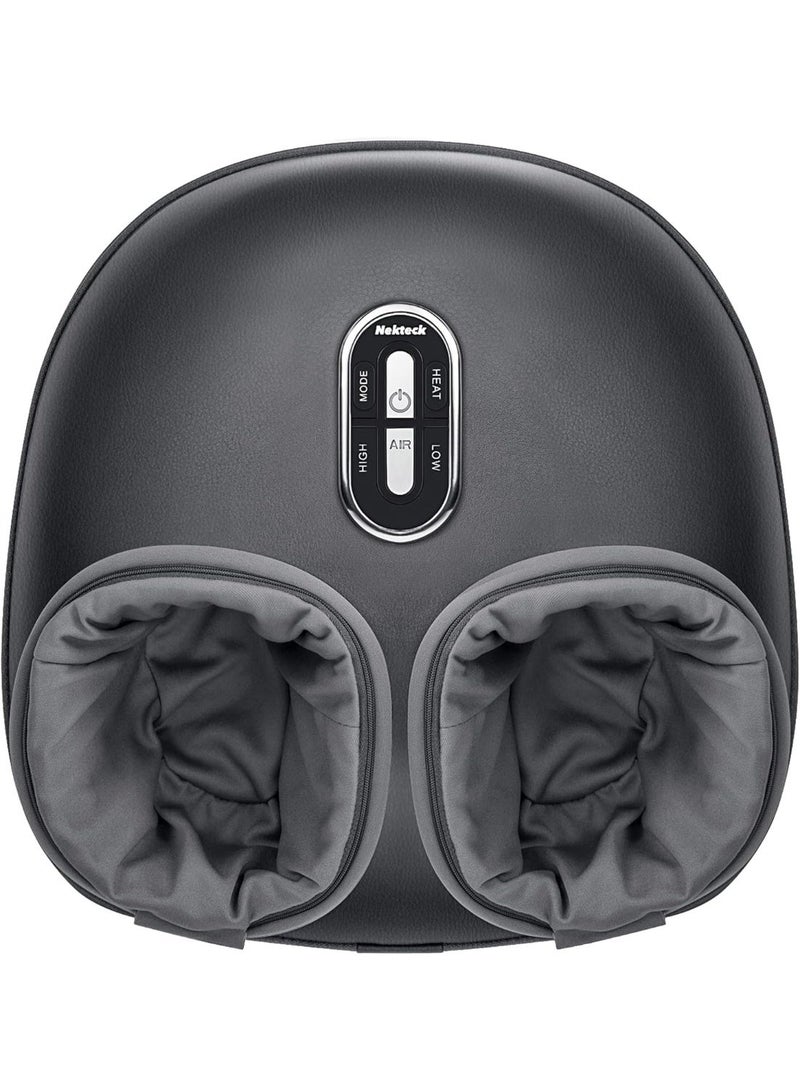 نِك تيك Nekteck جهاز مساج القدمين بتقنية الشياتسو مع تدفئة مهدئة - مدلك قدم عميق لتحسين الدورة الدموية وراحة القدمين للاستخدام المنزلي أو المكتبي - Image 1