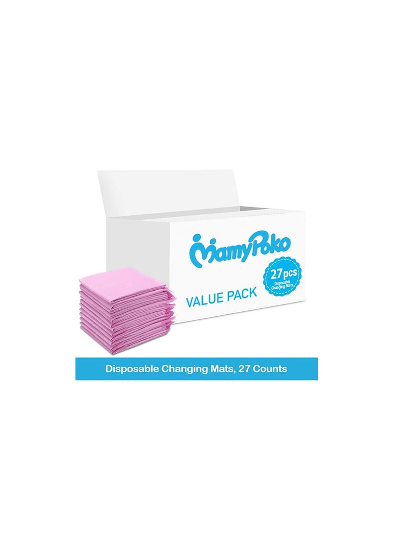 Mamypoko Disposable Changing Mats 27 Counts Soft Waterproof Mat Portable Leak Proof Changing Mat New Mom Leak Proof Under pad Mattress Table Protector Pad - pzsku/ZCB5C46CE17DB90A452AAZ/45/_/1694239106/8015d687-3cff-447b-a30d-1edda9ffa6cd