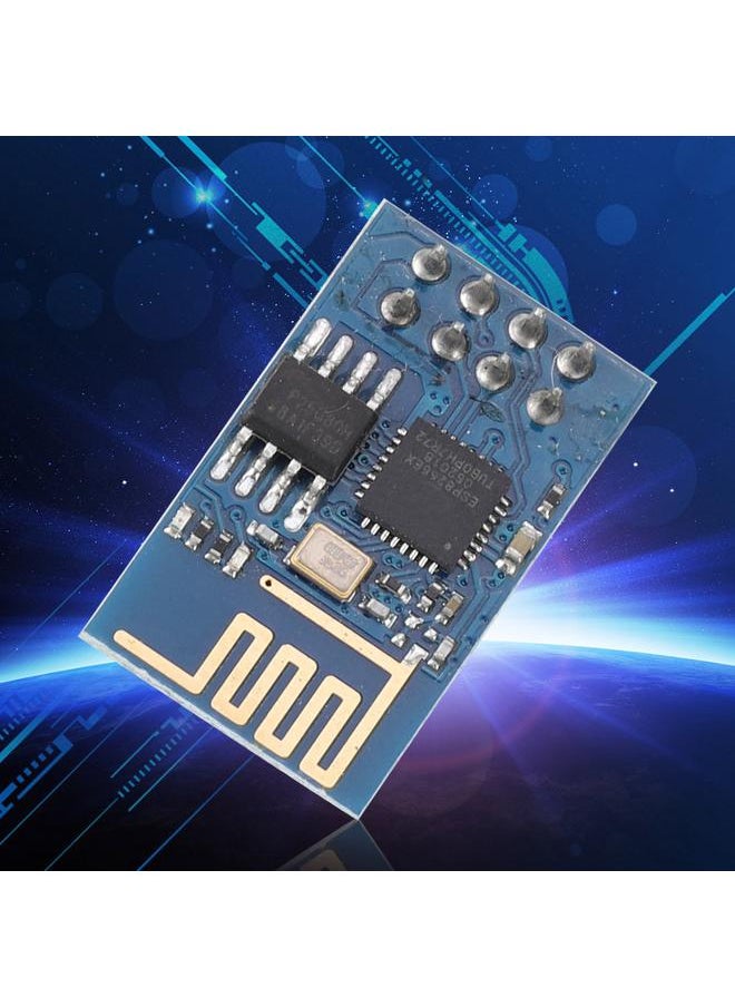 Thoraya - HW-A008 ESP8266-01 Wireless Transceiver Module WiFi Module Blue - Image 1