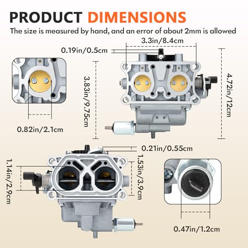 Slother 16100-Z0A-815 Carburetor Replacement for Honda GXV530 GXV530R GXV530U DXA1 DXA2 JXA3 PXA1 QEA3 EXA1 Engines Lawn mower 16100Z0A815 Carb - Image 2
