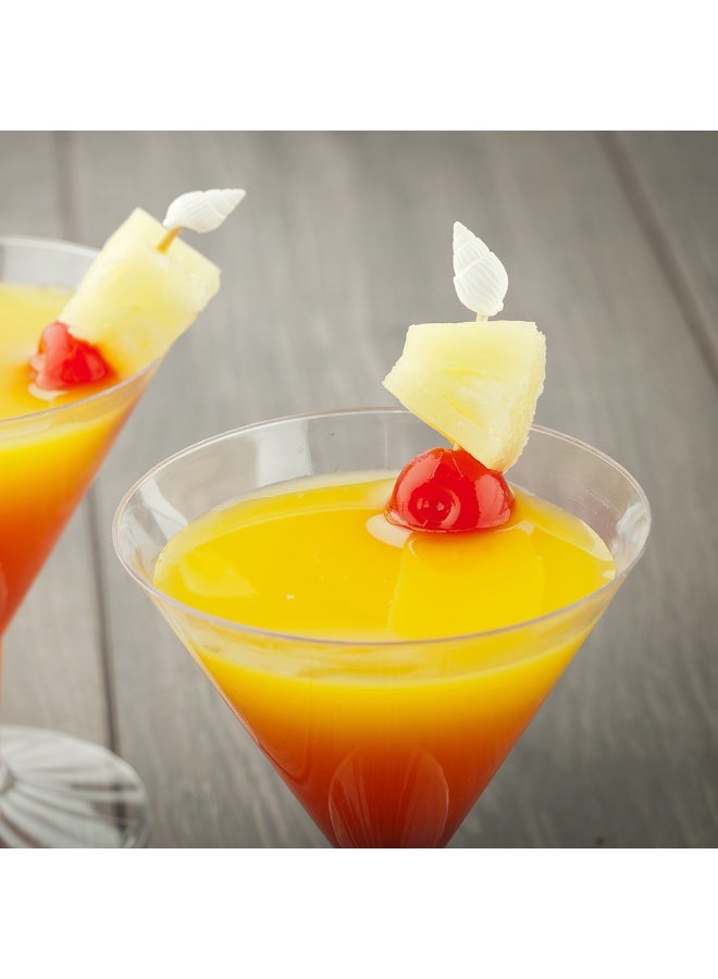 Restaurantware أعواد كوكتيل قواقع بطول 4 بوصات، 1000 عود طعام متين - أعواد خشبية، للحفلات والفعاليات ذات الطابع الخاص، عيد ميلاد، مطعم، أو مستلزمات حفلات المكتب - Image 3