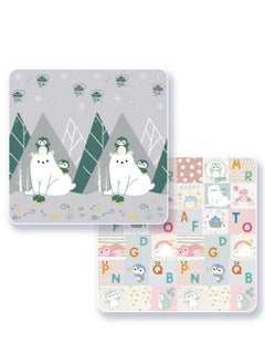 EMZJ Big Size Baby Crawling Play Floor mat Foam Non-Toxic Foldable Reversible Playing Mat - Polar Bear  - Image 1