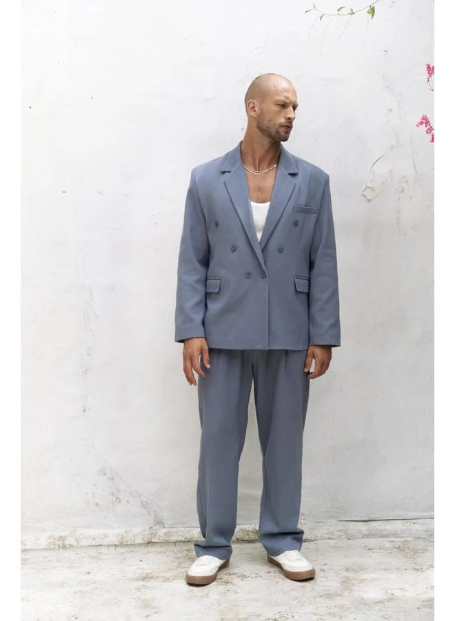Bohemai Ayyubay Indigo Men's Blazer Jacket.