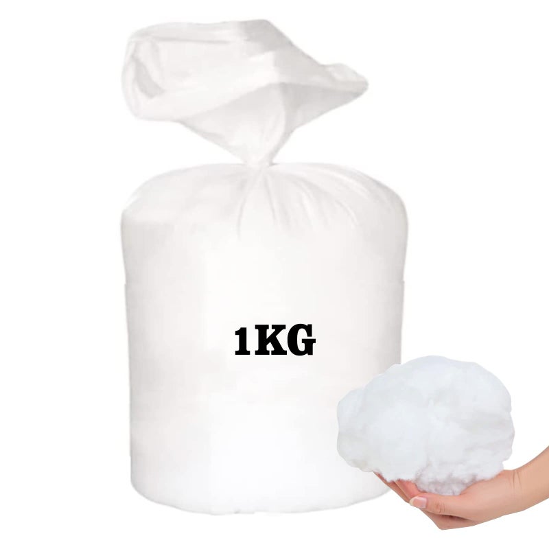 MH Home Hollowfibre Quality Grade  StuffingFilling Toys Pillows Craft Cushion Filling Cushions teddy Bear Pet Beds 100 Soft Hollow Fibre 1KG