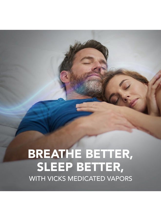 Vicks - VapoSteam Medicated Liquid with Camphor, a Cough Suppressant, Helps Relieve Coughing, for Use in Vicks Vaporizers and Humidifiers, FSA and HSA Eligible, 8 Oz - Image 1