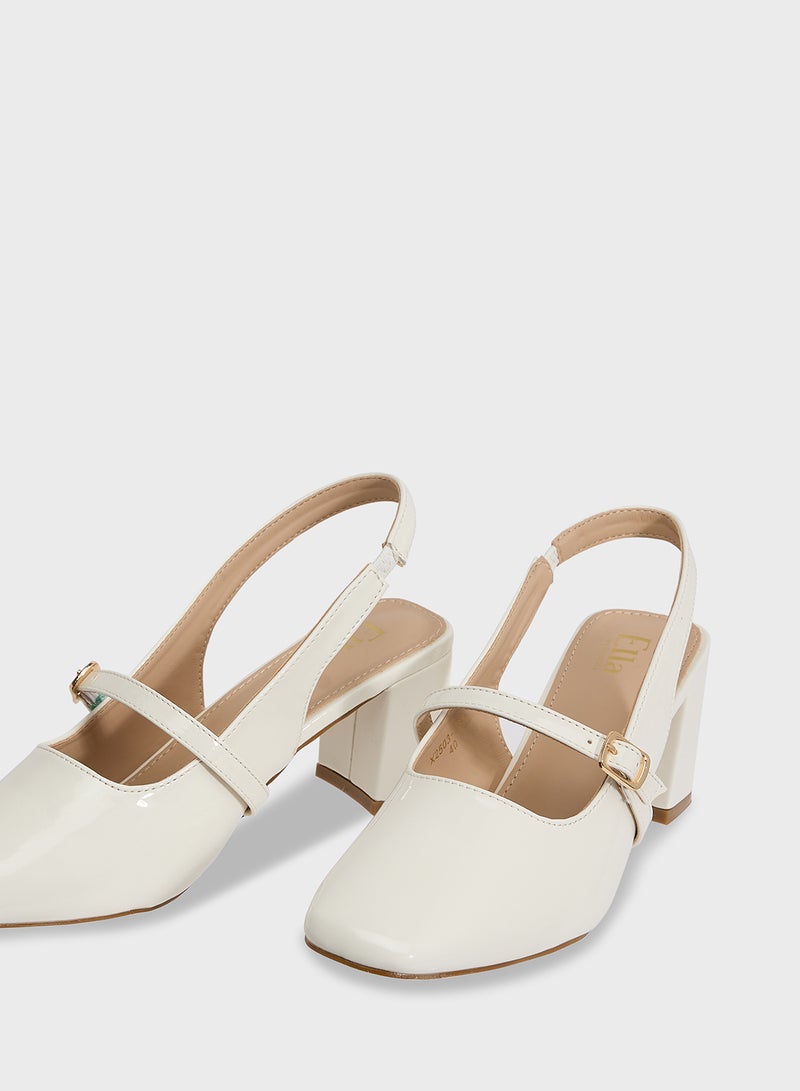 ELLA Mary-Jane Heeled Pump  - Image 4