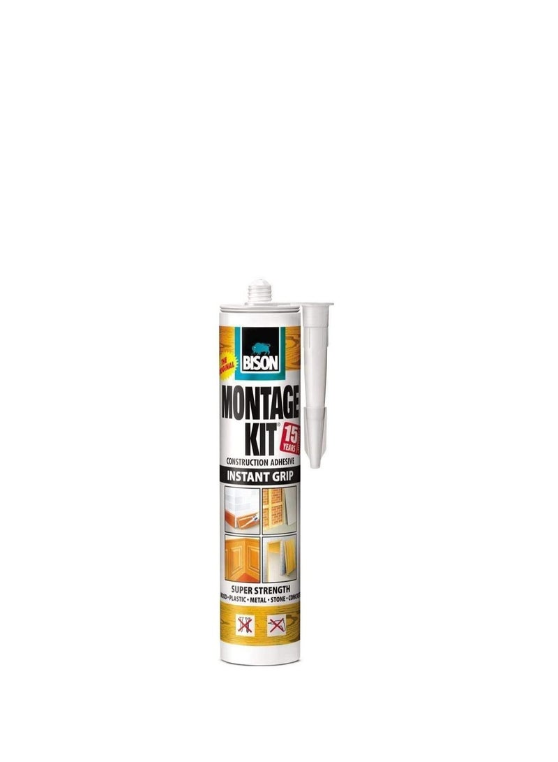 Bison Montage Kit Instanty Grip Construction Adhesive 350G