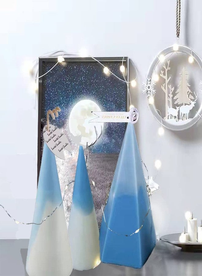 metulip 4 Pcs Ring Cone Resin Mold, Ring Holder Molds Ring Cone Pyramid Silicone Molds for Resin Casting DIY Ring Jewelry Display Stand Wedding Decor Gifts - Image 3