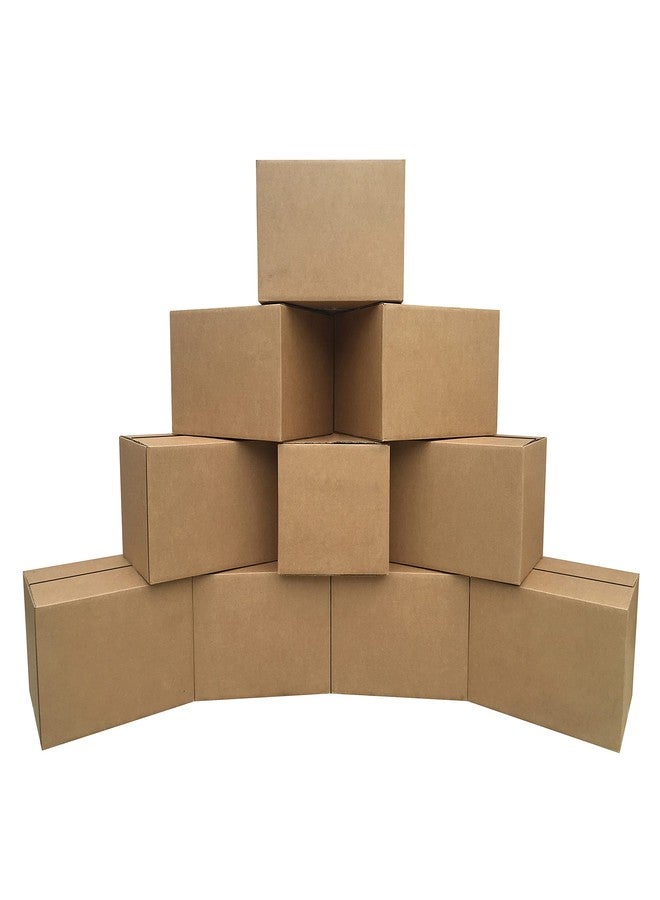 UOFFICE Moving Boxes Bundle, 10 Medium Boxes for Moving, Packing and Storage, Brown Corrugated Cardboard 18 x 14 x 12" - Image 3