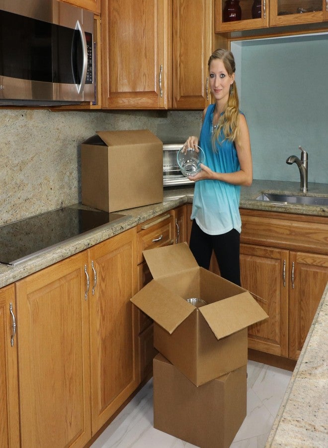 UOFFICE Moving Boxes Bundle, 10 Medium Boxes for Moving, Packing and Storage, Brown Corrugated Cardboard 18 x 14 x 12" - Image 5