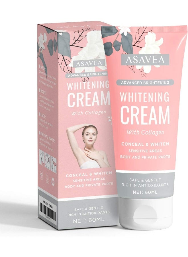CoCo-Shop ASAVEA Whitening Cream with Collagen - Image 1
