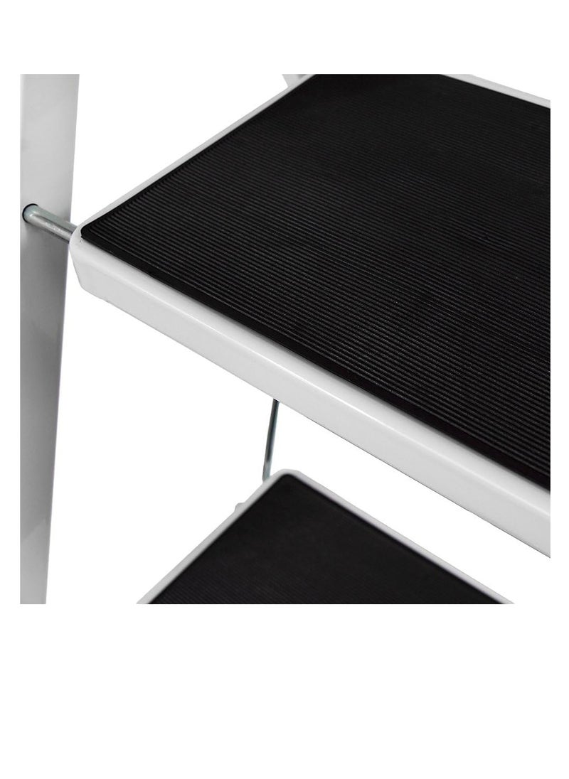 Generic - 3 Step Ladder, Heavy Duty Steel, Foldable, Portable Design with Non-Slip Mat - Image 1