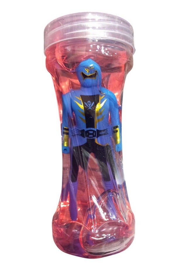Slime Crystal Slime Bottle With SuperHero Character (Red)