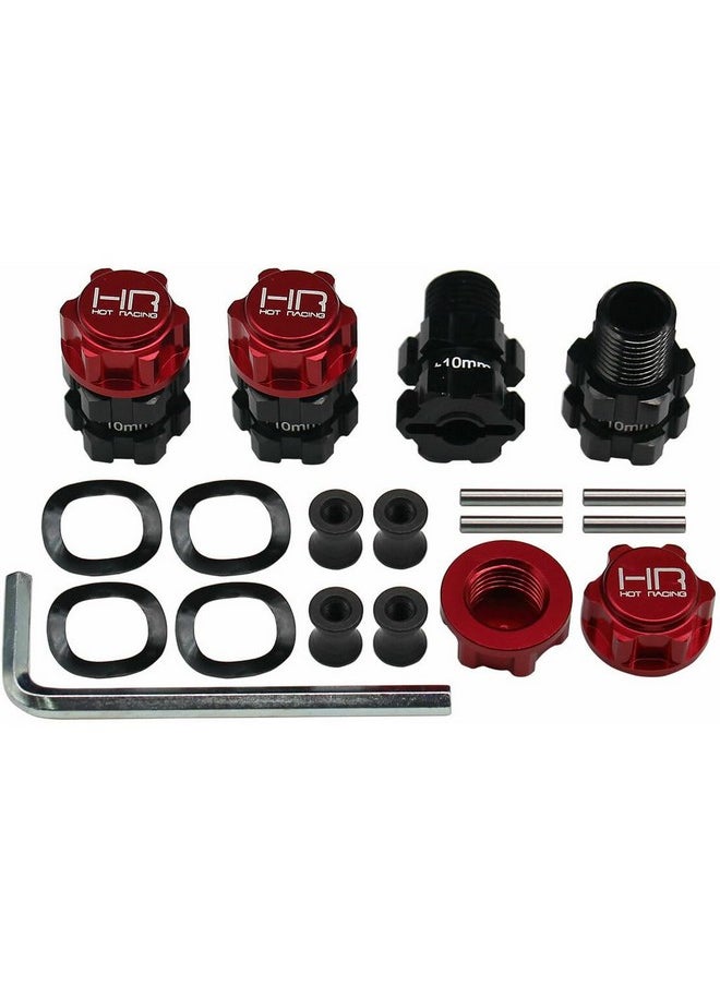 Hot Racing Atf117Xt02 Aluminum Heavy Duty 17Mm Hex Hubs 10Mm Offset Arrma 1:10 4X4 