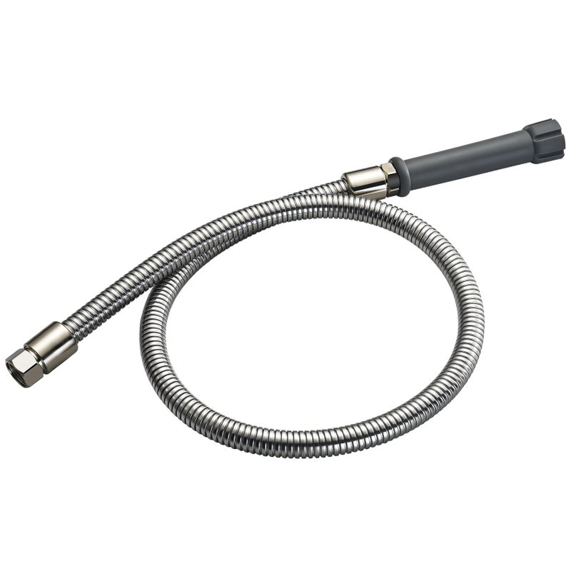 LOWCUS Replacement B-0044-H Pre-Rinse Hose for T&S Brass, 44 Inches Flexible Stainless Steel Hose with Heat Resistant Handle  - Image 1