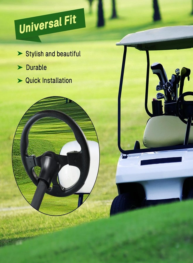 VOONKE Golf Cart Steering Wheel and Golf Adapter for Club Car DS Golf Carts Bundle-(5156BLACK) - Image 5