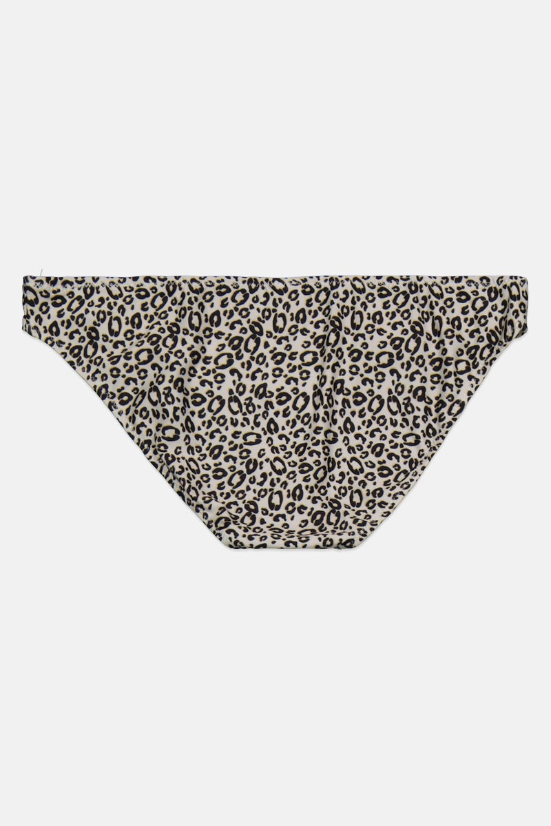 DOROTHY PERKINS Women Animal Printed Bikini Bottom, White  - Image 2