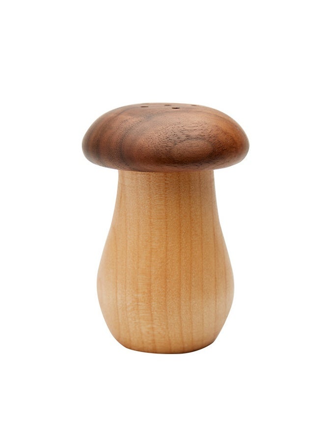 Toothpick Holder, Cute Mushroom Toothpick Dispenser,Wooden Toothpick Container for Kitchen Home Restaurant Dining Room Birthday Hostess Thanksgiving Christmas Gift for Friend Family Wood Decoration - Image 1