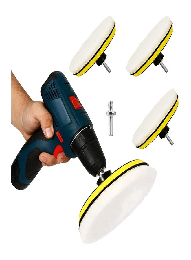 Acxico مجموعة أكسيسو 1 مجموعة 5 قطع 6" وسادات تلميع السيارات - Image 1