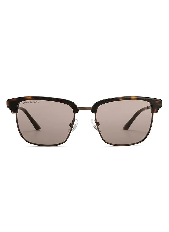 John Jacobs Full Rim Rectangular Stylish & Premium Sunglasses 100% UV Protected Unisex Wide JJ S16502