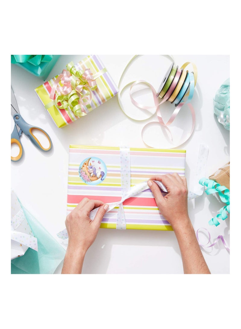 شو وو 1000 Pieces Unicorn Label Stickers, Cute Stickers DIY 10 Style 1 Inch Decoration Self Adhesive Kids School Party Favors for - Image 3