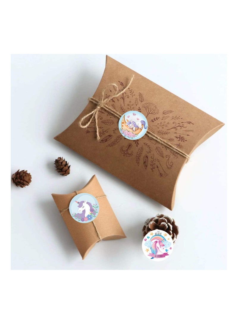 شو وو 1000 Pieces Unicorn Label Stickers, Cute Stickers DIY 10 Style 1 Inch Decoration Self Adhesive Kids School Party Favors for - Image 4