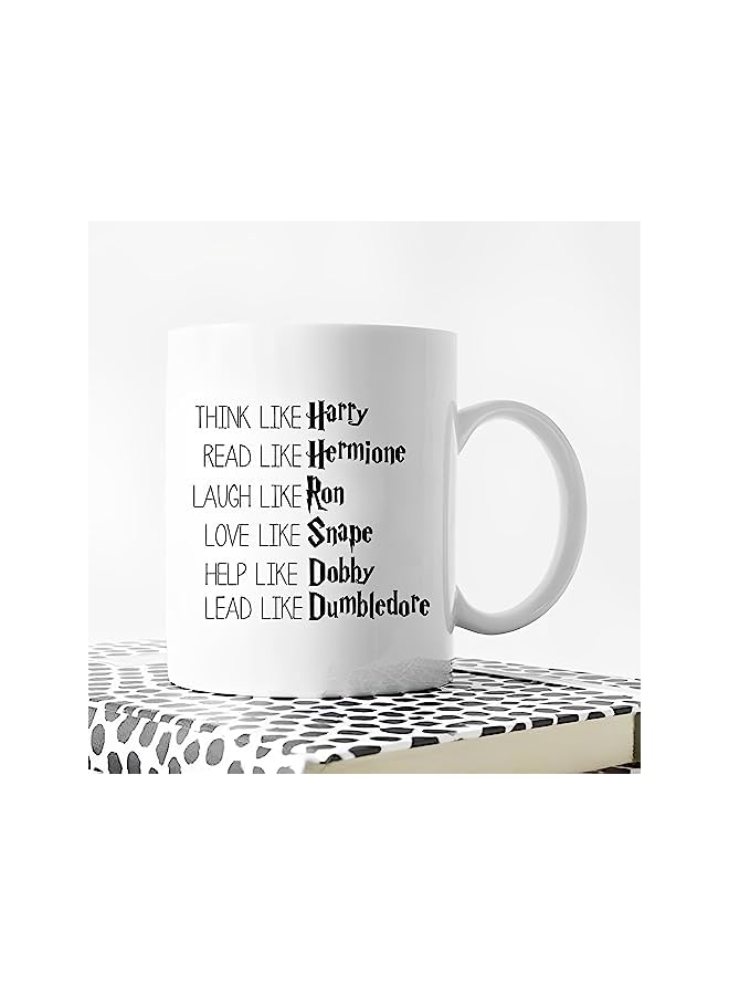 S-TOP Harry Potter Character Name Printed Ceramic Coffee Mug – 11oz White – Wizard Theme Gift for Fans, Home & Office Use - Image 2