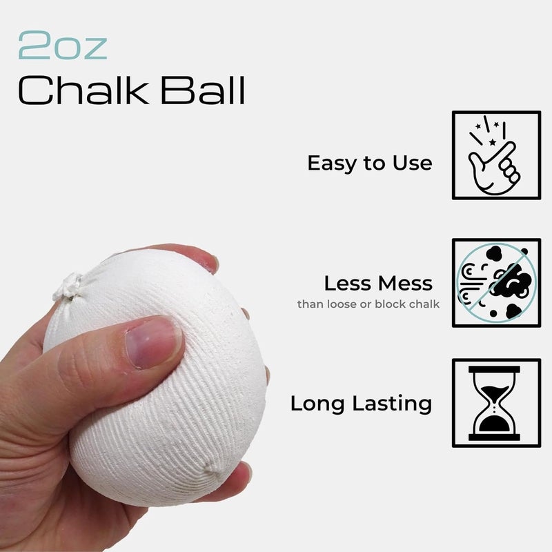 Z-Athletic Z Athletic Gym Chalk Ball - 2oz for Rock Climbing, Gymnastics, and Weightlifting - Image 3