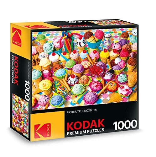 RoseArt - Kodak Premium - Variety of Colorful Ice Cream - 1000 Piece Jigsaw Puzzle for Adults - Image 4