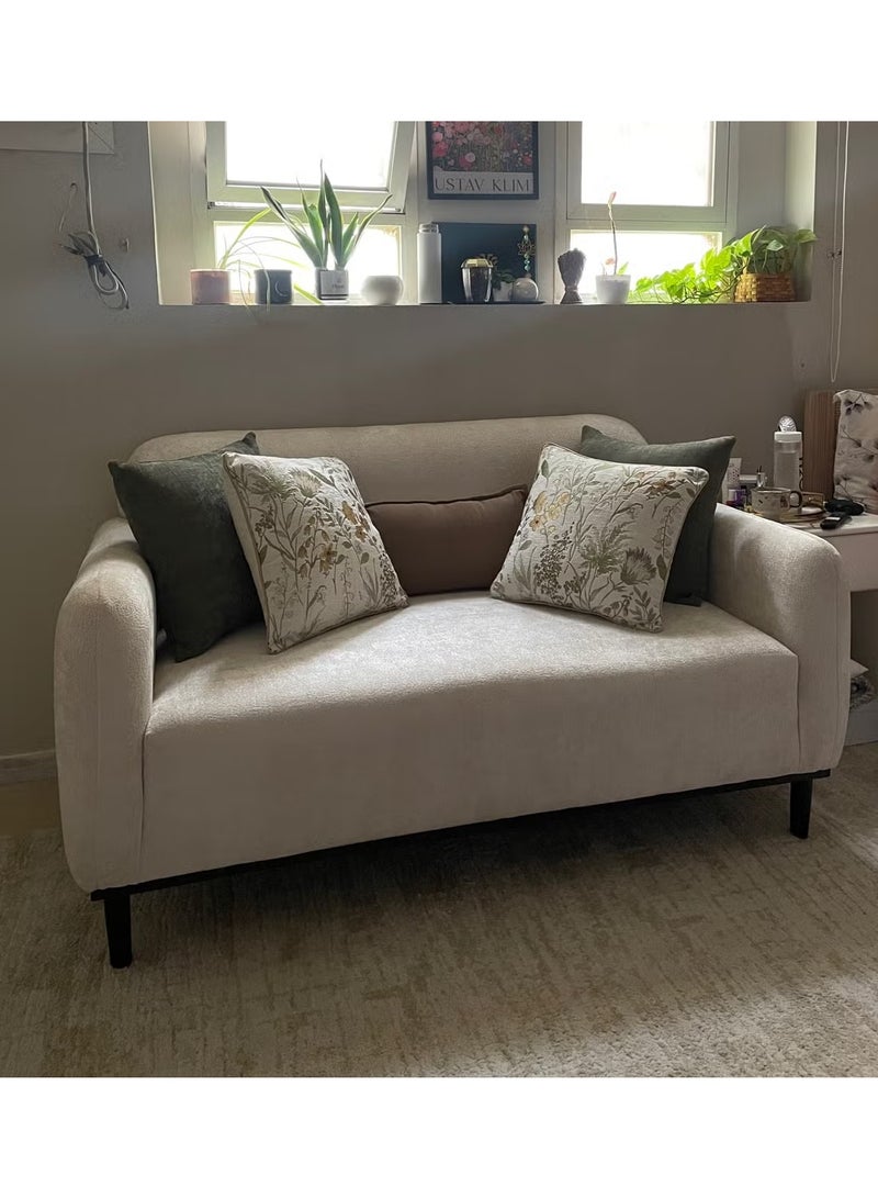 Other Manufacturer Two-seater bouclé sofa, a modern sofa with comfortable seating, soft bouclé fabric - Image 4