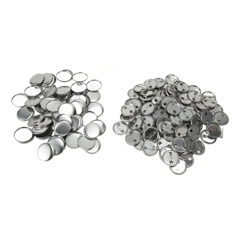 Blank Button Badge Parts 32MM Rust Prevention Iron Material - Easy To Print Round Button Badge for DIY School Activities Personalized Gifts Backpacks Hats - Image 5