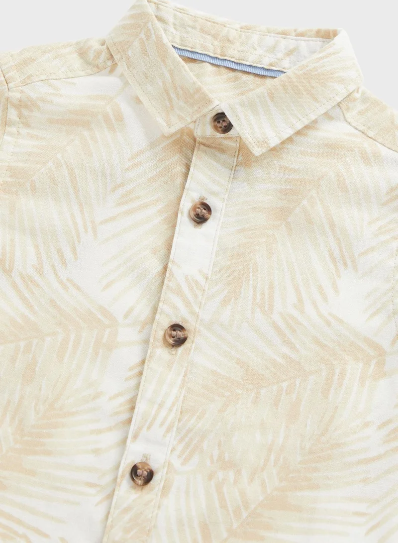 mothercare Kids Printed Shirt & Shorts Set