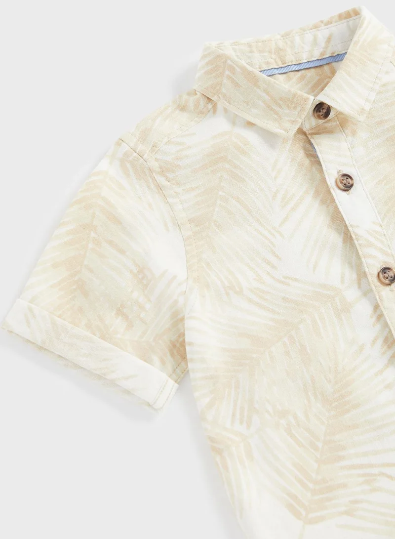 mothercare Kids Printed Shirt & Shorts Set