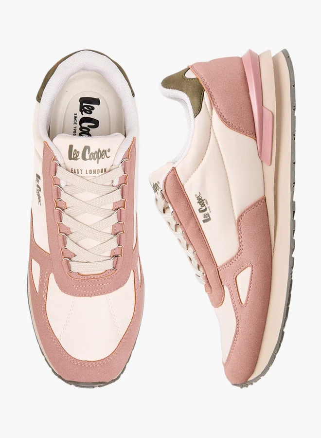 Lee Cooper Women's Panelled Lace-Up Sneakers
