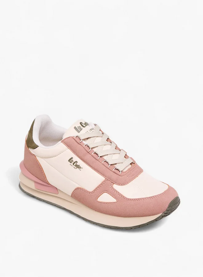 Lee Cooper Women's Panelled Lace-Up Sneakers
