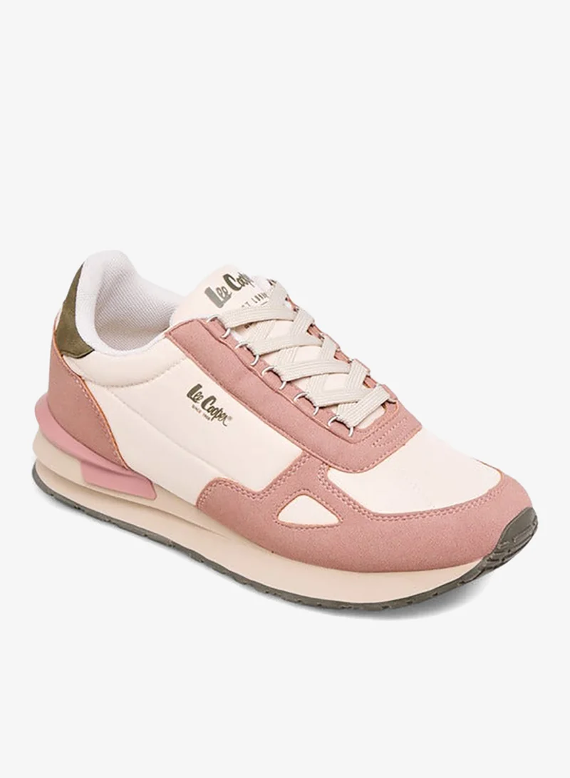 Lee Cooper Women's Panelled Lace-Up Sneakers