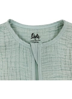 Owli Lovelayers 4 Layer Muslin Sleeping Bag Mint Green  - Image 2