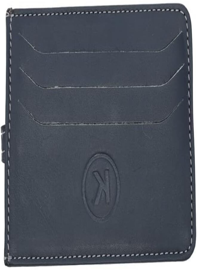 Genuine Genuine Leather Card Case And Card Holder For Men Grey 