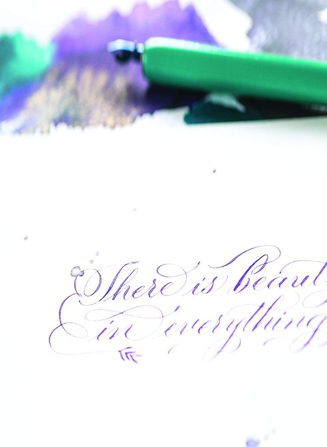 MANUSCRIPT Modern Calligraphy Dip Pen Set - Teal, Set of 5 - Image 2