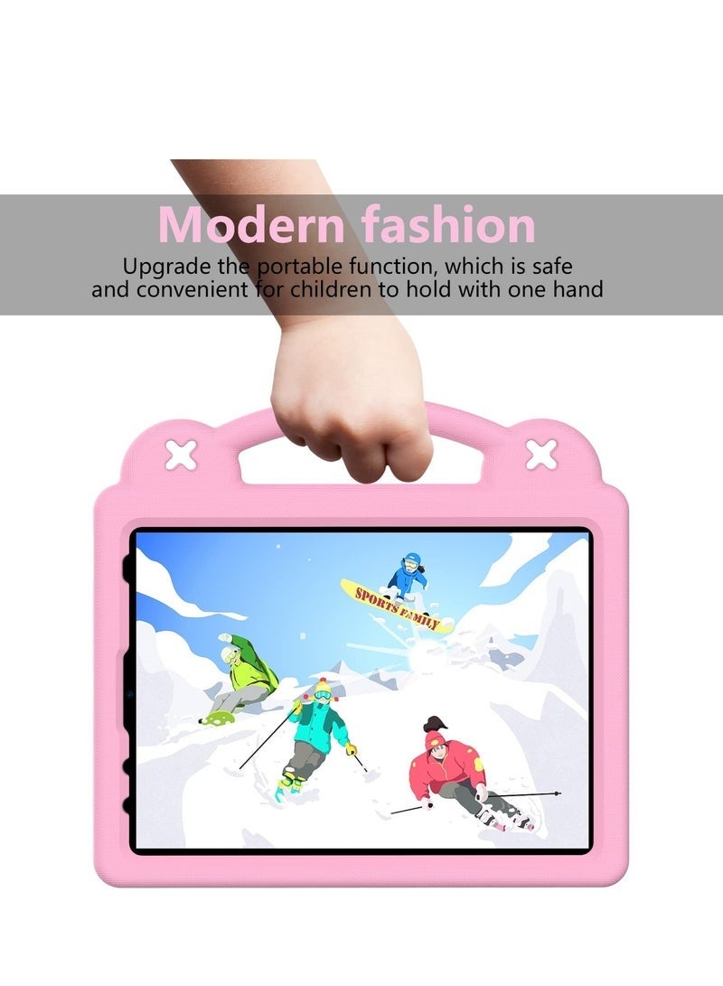 Kids' Case for iPad 10th Generation 10.9-inch (2022), iPad 11th 2025, Air4/Air5 Universal, Durable Shockproof Lightweight Protective Handle Holder, Cute Animals, EVA Safety Material Kids' Case (Pink) - Image 3