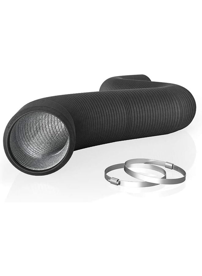 قنوات مرنة من الألومنيوم مقاس 6 بوصات، بطول 25 قدمًا للتدفئة والتبريد والتهوية والعادم، أكثر متانة ومقاومة للتسرب والتمزق والجروح. - Image 1