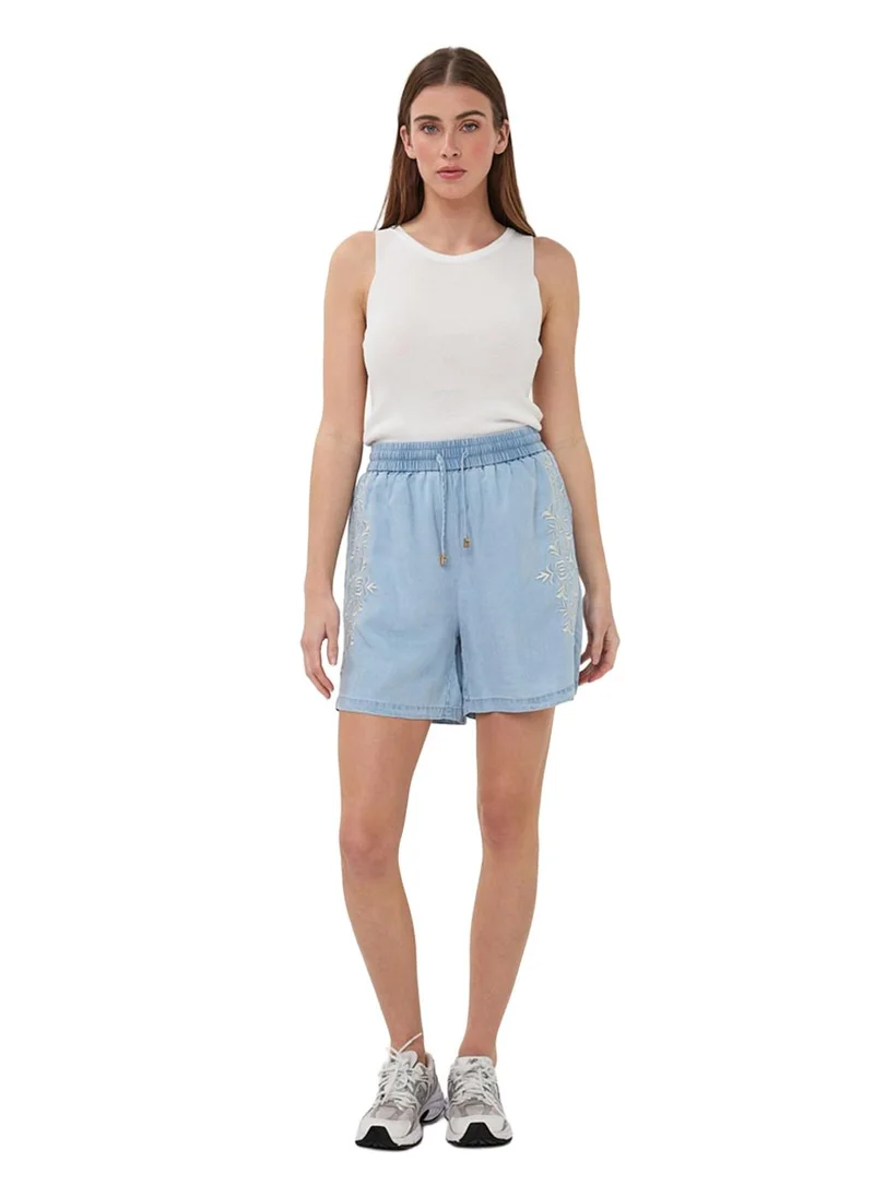 Esqualo  Esqualo Shorts Chambray for Women | Best Price UAE