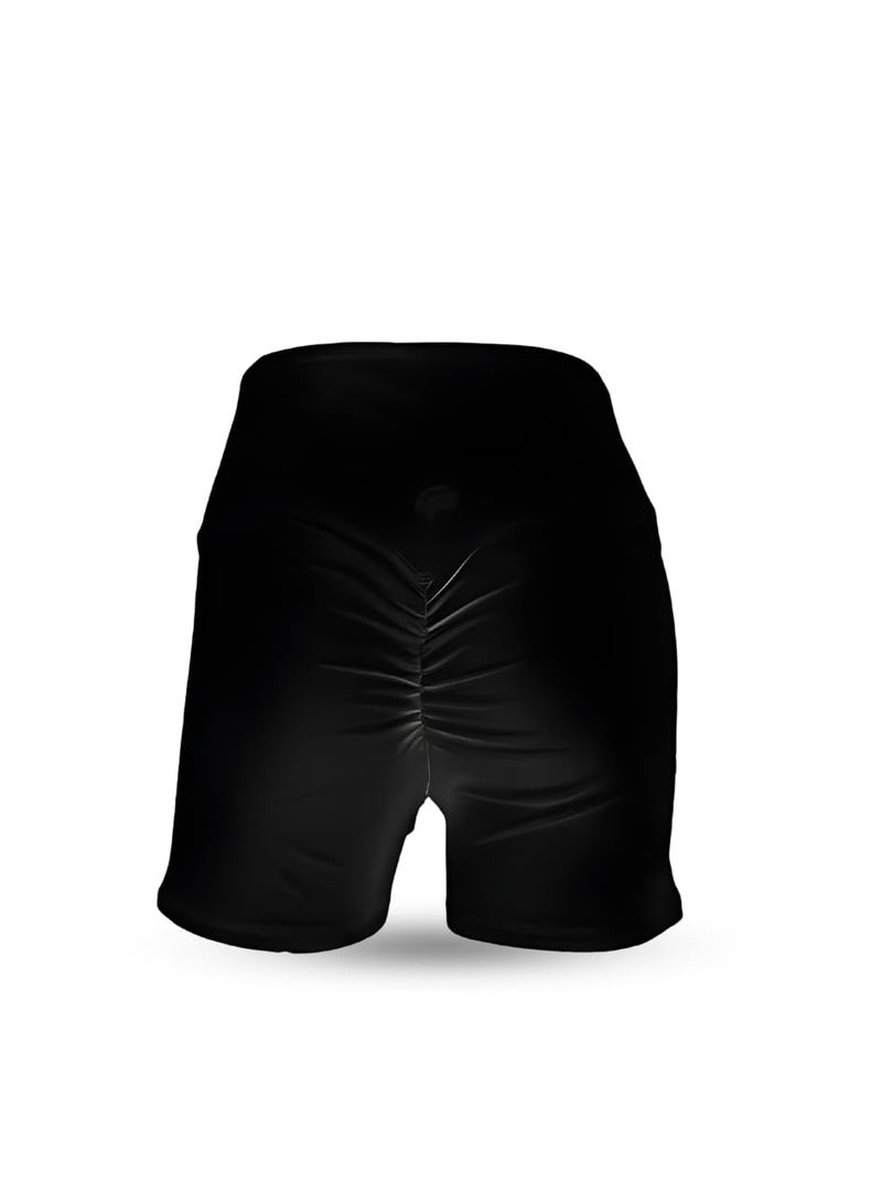 گریوِٹی فورس شورت يوغا نسائي بريميوم بخصر مرتفع من جرافيتي فورس – سريع الجفاف، خفيف الوزن، قابل للتمدد وجيد التهوية للتمارين والجيم - Image 2