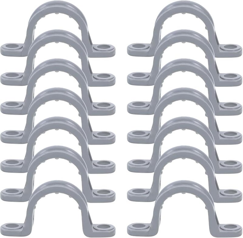 30 Pcs Heavy Duty PVC Pipe Support Straps And Bracket Clips For Cable Installation Indoor Outdoor Use - Image 2