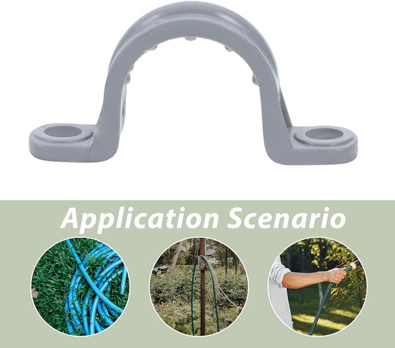 30 Pcs Heavy Duty PVC Pipe Support Straps And Bracket Clips For Cable Installation Indoor Outdoor Use - Image 4