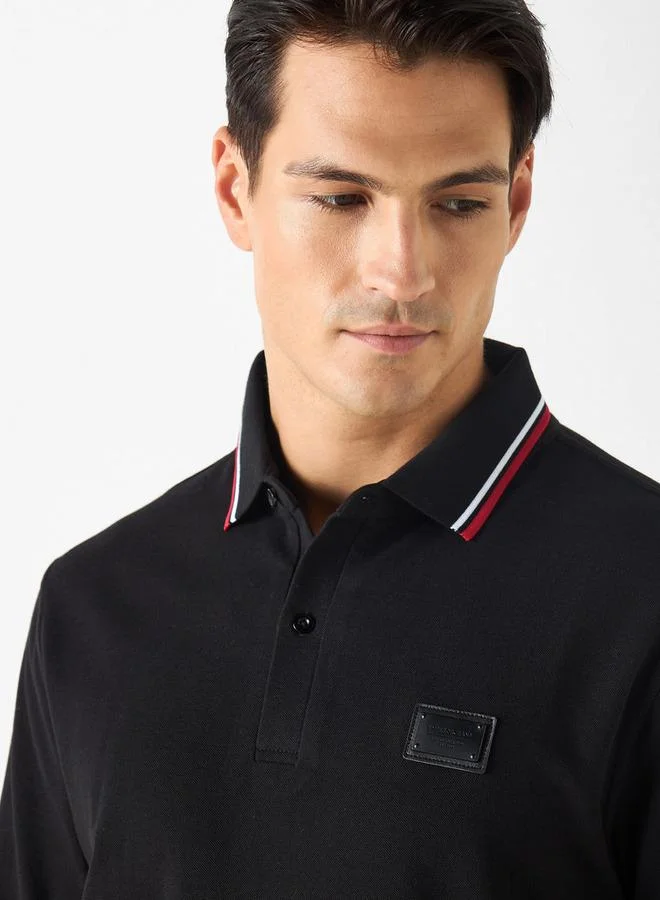 Emperor  Emperor Solid Polo T-shirt with Short Sleeves for Men | Best Price UAE