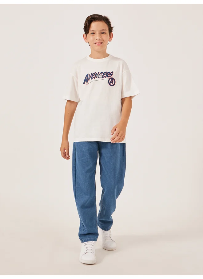 Styli Styli Light Blue Denim Jeans for Boys