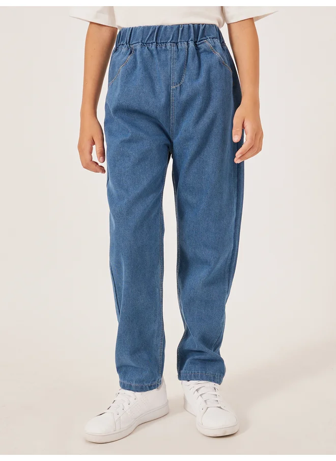 Styli Styli Light Blue Denim Jeans for Boys