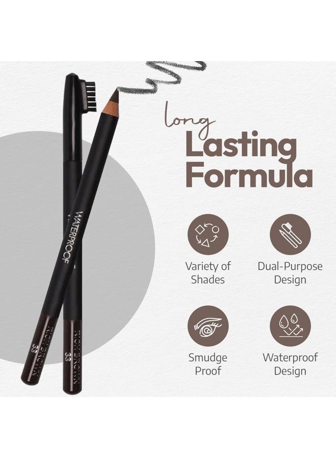 SORMÉ Sorme Natural Definitive Waterproof Eyebrow Pencil 0.04 oz | Smudgeproof Soft Blonde Eye Brow Pencil | Dual Purpose Brow Pencil and Brush Combo | High Definition Waterproof Eyebrow Makeup - Image 4